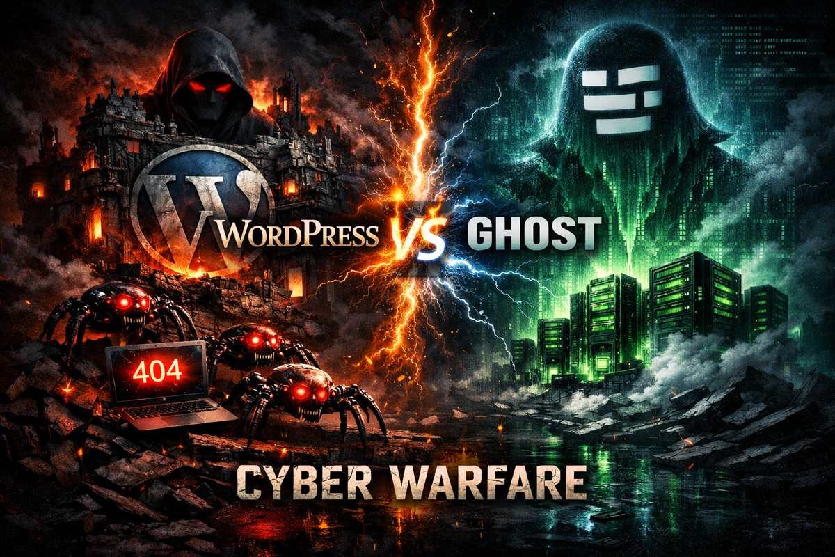 Why I Choose Ghost: Escaping the WordPress Bot Storm