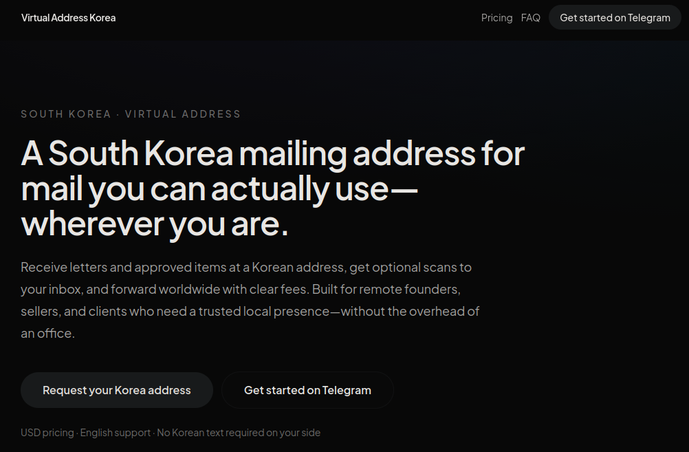 Setting Up Shop in South Korea? Why a Virtual Postal Address is Your Best First Move